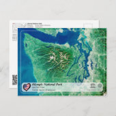 UNESCO WHS - Nationaal Park van de Olympische Spel Briefkaart (Voorkant / Achterkant)