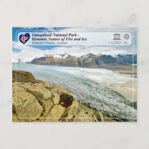 UNESCO WHS - Nationaal Park Vatnajökull Briefkaart