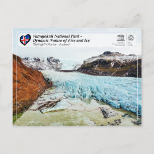 UNESCO WHS - Nationaal Park Vatnajökull Briefkaart