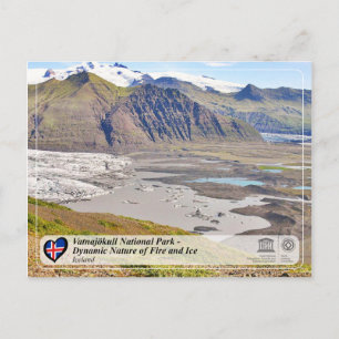 UNESCO WHS - Nationaal Park Vatnajökull Briefkaart