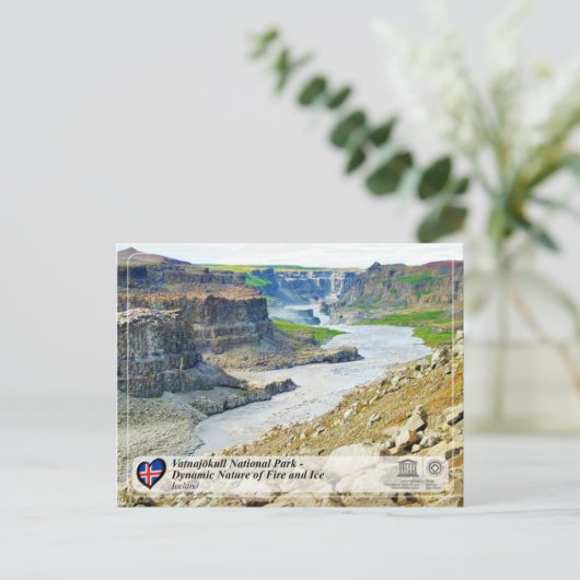 UNESCO WHS - Nationaal Park Vatnajökull Briefkaart (Staand voorkant)