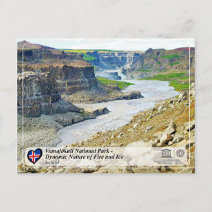 UNESCO WHS - Nationaal Park Vatnajökull Briefkaart