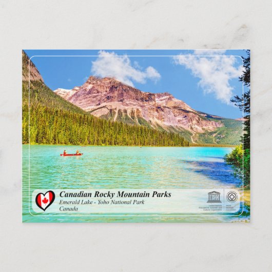 UNESCO WHS - Nationaal Park Yoho Briefkaart (Voorkant)