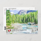 UNESCO WHS - Nationaal Park Yoho Briefkaart (Voorkant / Achterkant)