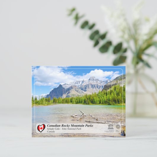 UNESCO WHS - Nationaal Park Yoho Briefkaart (Staand voorkant)