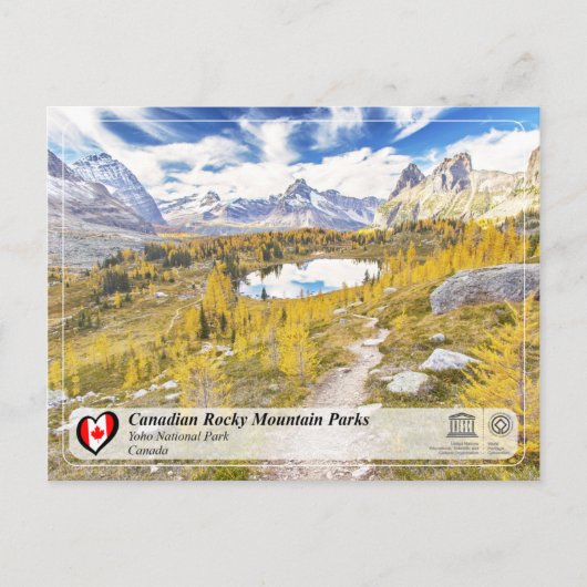 UNESCO WHS - Nationaal Park Yoho Briefkaart (Voorkant)