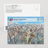 UNESCO WHS - Nationaal park Yosemite - Briefkaart (Voorkant / Achterkant)
