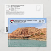 UNESCO WHS - Nubian Monuments - Abu Simbel Briefkaart (Voorkant / Achterkant)