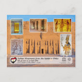 UNESCO WHS - Nubian Monuments - Abu Simbel Briefkaart (Voorkant)