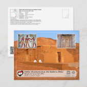 UNESCO WHS - Nubian Monuments - Temple of Amada Briefkaart (Voorkant / Achterkant)
