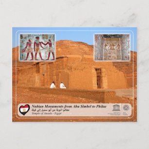 UNESCO WHS - Nubian Monuments - Temple of Amada Briefkaart