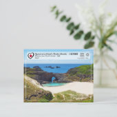 UNESCO WHS - Ogasawara - Minami-jima - 南 島  Briefkaart (Staand voorkant)