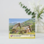UNESCO WHS - Ogimachi Village - 白 郷 五 の・ , boekwei Briefkaart (Staand voorkant)