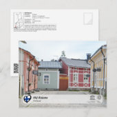 UNESCO WHS - Old Rauma Briefkaart (Voorkant / Achterkant)