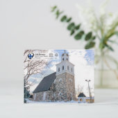 UNESCO WHS - Old Rauma - Heilige Kruiskerk Briefkaart (Staand voorkant)