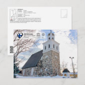 UNESCO WHS - Old Rauma - Heilige Kruiskerk Briefkaart (Voorkant / Achterkant)