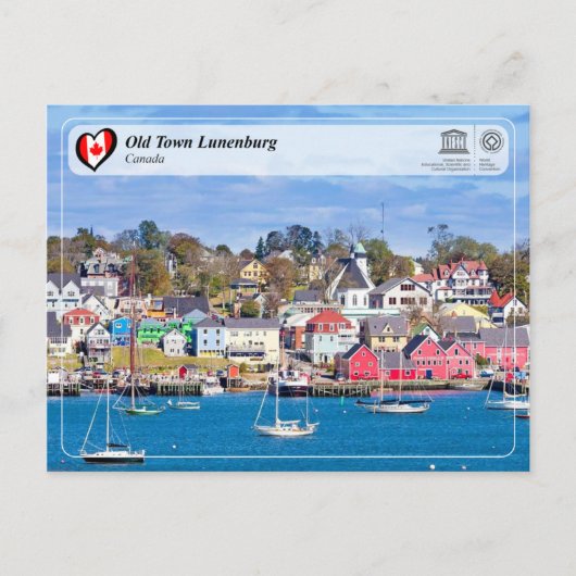 UNESCO WHS - Old Town Lunenburg Briefkaart (Voorkant)