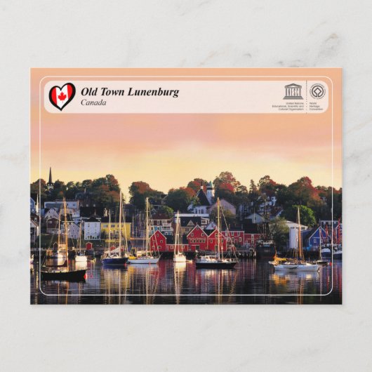 UNESCO WHS - Old Town Lunenburg Briefkaart (Voorkant)