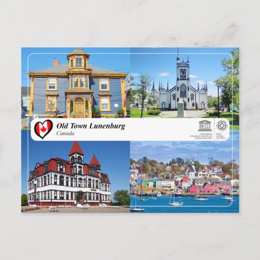 UNESCO WHS - Old Town Lunenburg Briefkaart (Voorkant)