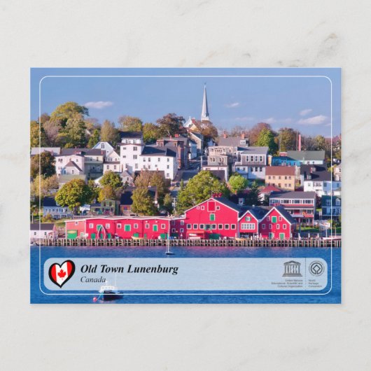 UNESCO WHS - Old Town Lunenburg Briefkaart (Voorkant)