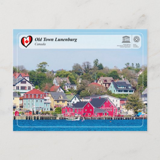 UNESCO WHS - Old Town Lunenburg Briefkaart (Voorkant)