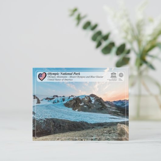 UNESCO WHS - Olympisch Nationaal Park - Olympus Briefkaart (Staand voorkant)