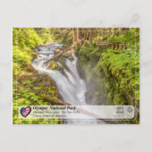 UNESCO WHS - Olympisch Nationaal Park - Sol Duc-He Briefkaart (Voorkant)