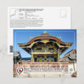 UNESCO WHS - Oude Kyoto - Hongan-ji - 西 本 願 寺 Briefkaart (Voorkant / Achterkant)