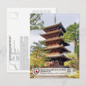 UNESCO WHS - Oude Kyoto - Ninna-ji - 仁 和 寺 Briefkaart (Voorkant / Achterkant)