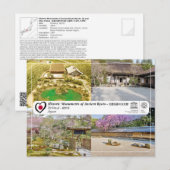 UNESCO WHS - Oude Kyoto-Ryoan-ji - 龍 安 寺 Briefkaart (Voorkant / Achterkant)