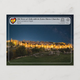 UNESCO WHS - Oude Stad van Ávila en zijn muren Briefkaart