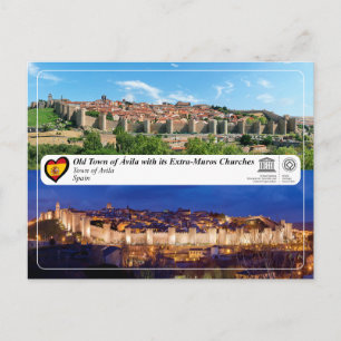 UNESCO WHS - Oude Stad van Ávila en zijn muren Briefkaart