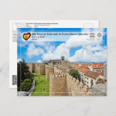 UNESCO WHS - Oude Stad van Ávila en zijn muren Briefkaart (Voorkant / Achterkant)