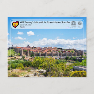 UNESCO WHS - Oude Stad van Ávila en zijn muren Briefkaart