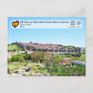 UNESCO WHS - Oude Stad van Ávila en zijn muren Briefkaart