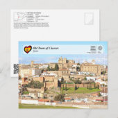 UNESCO WHS - Oude Stad van Cáceres Briefkaart (Voorkant / Achterkant)