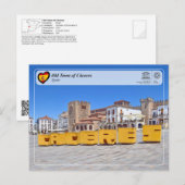 UNESCO WHS - Oude Stad van Cáceres Briefkaart (Voorkant / Achterkant)