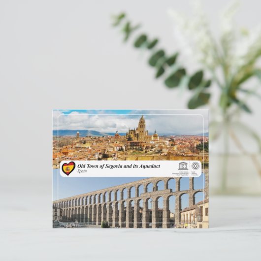 UNESCO WHS - Oude Stad van Segovia en het Aquaduct Briefkaart (Staand voorkant)