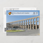 UNESCO WHS - Oude Stad van Segovia en het Aquaduct Briefkaart (Voorkant / Achterkant)