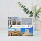 UNESCO WHS - Oude Stad van Segovia en het Aquaduct Briefkaart (Staand voorkant)