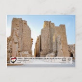 UNESCO WHS - Oude Thebes - tempel van Karnak Briefkaart (Voorkant)