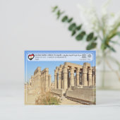UNESCO WHS - Oude Thebes - Tempel van Luxor Briefkaart (Staand voorkant)