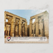 UNESCO WHS - Oude Thebes - Tempel van Luxor Briefkaart (Voorkant)
