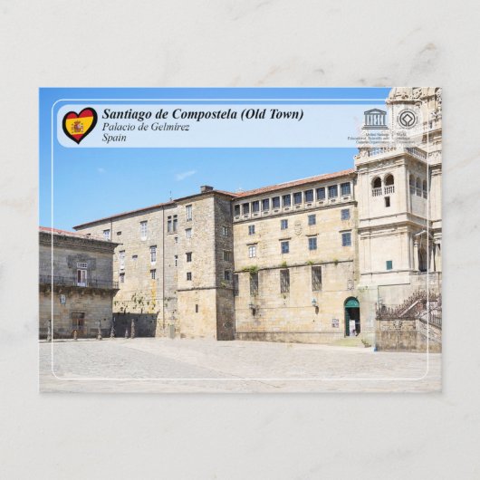 UNESCO WHS - Palacio de Gelmírez Briefkaart (Voorkant)