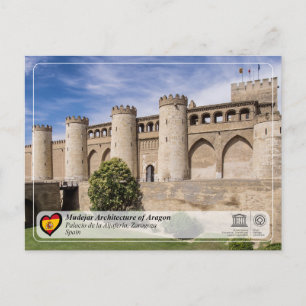 UNESCO WHS - Palacio de la Aljafería Briefkaart