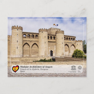 UNESCO WHS - Palacio de la Aljafería Briefkaart