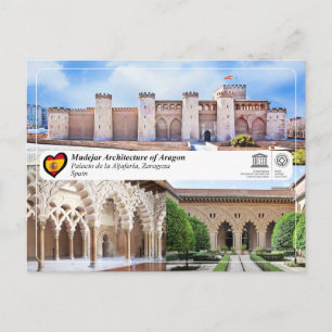 UNESCO WHS - Palacio de la Aljafería Briefkaart