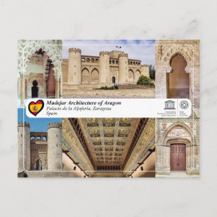 UNESCO WHS - Palacio de la Aljafería Briefkaart
