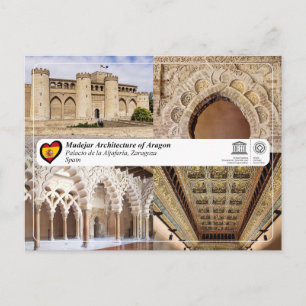 UNESCO WHS - Palacio de la Aljafería Briefkaart