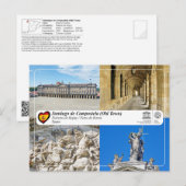 UNESCO WHS - Palacio de Rajoy / Pazo de Raxoi Briefkaart (Voorkant / Achterkant)